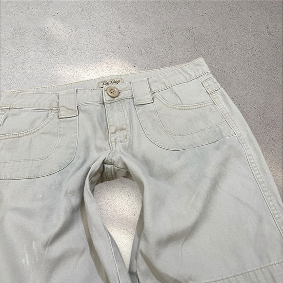 Bebop Khaki Low Rise Bermuda Shorts - Picture 3 of 6